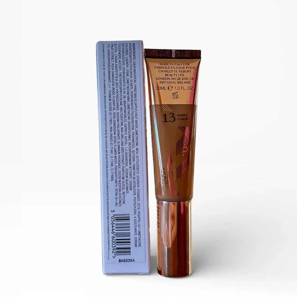 💎 Charlotte Tilbury Beautiful Skin Medium Coverage Liquid Foundation 13 Warm